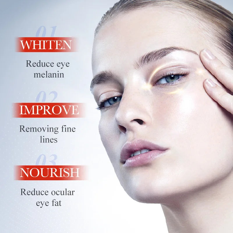 SADOER Kojic Acid Retinol Augencreme gegen Augenringe, Tränensäcke, feuchtigkeitsspendend & straffend – Hautpflege für schöne Augen
