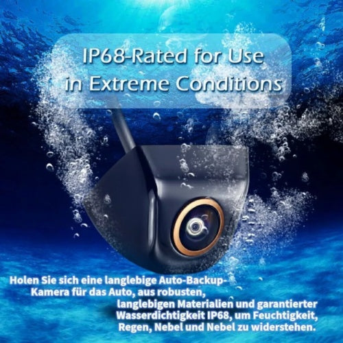 Universelle 170° Rückfahrkamera mit Nachtsicht & IP67 Wasserschutz DE