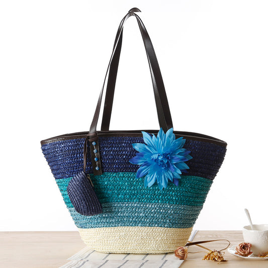 Korean straw bun mother bag